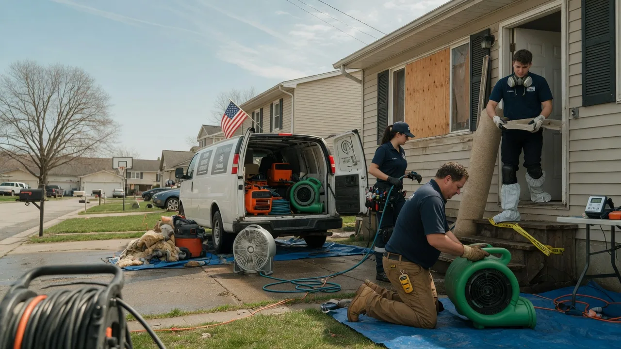 Water Damage Restoration in Elwood, IL near me